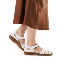 Rieker ақ ашық табанды туфлилері 45869-81