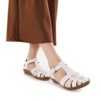 Rieker ақ ашық табанды туфлилері 45869-81