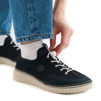 Синие полуботинки Rieker 50958-15