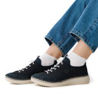 Rieker көк жартылай бәтеңкелері 50958-15