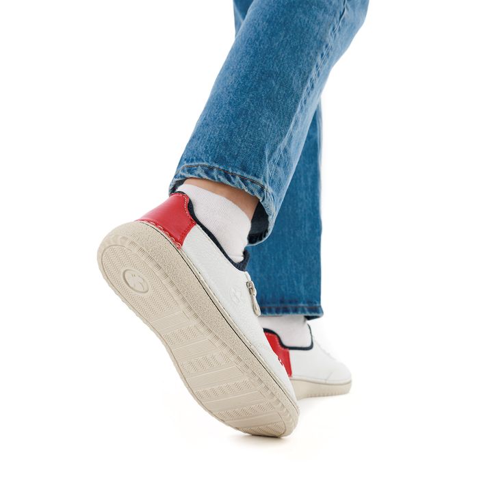 Rieker ақ жартылай бәтеңкелері 50962-80