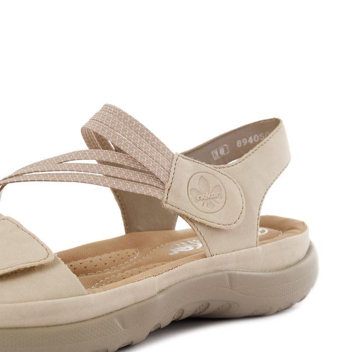 Бежевые босоножки Rieker 64870-62