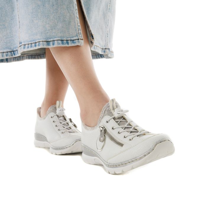 Rieker ақ жартылай бәтеңкелері L32F1-80