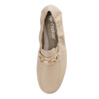 Бежевые лоферы Rieker L9354-60