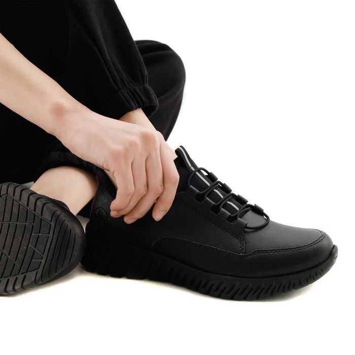 Rieker қара кроссовкалары M5357-00