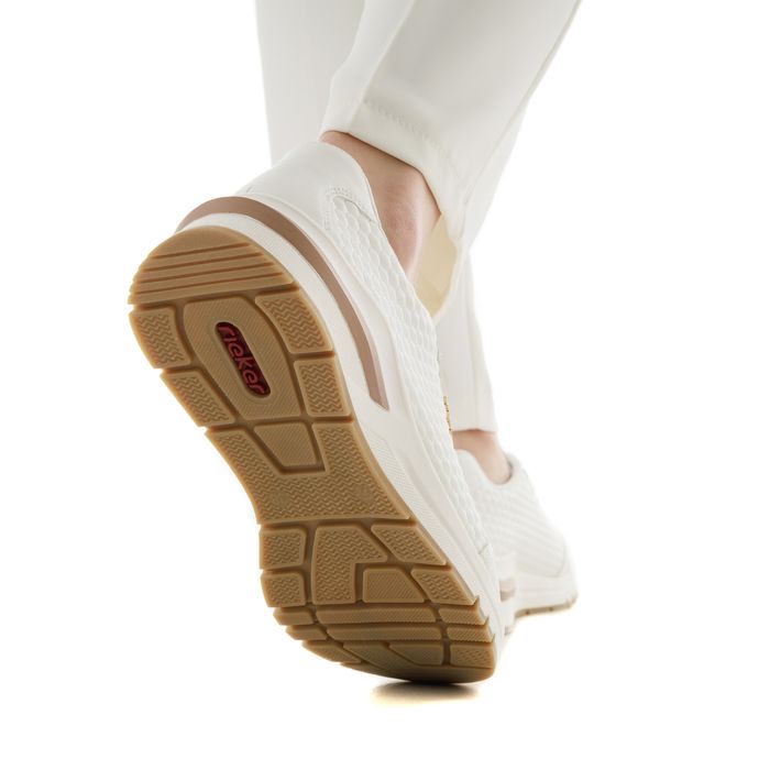 Rieker ақ кроссовкалары M6608-80