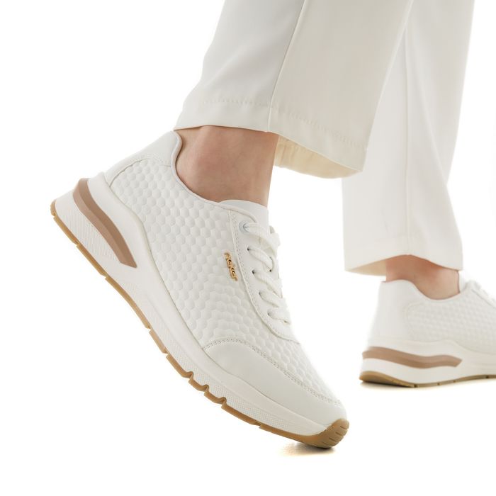 Rieker ақ кроссовкалары M6608-80