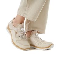Бежевые полуботинки Rieker N42F0-60