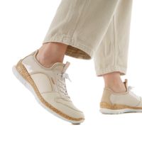 Бежевые полуботинки Rieker N42F0-60