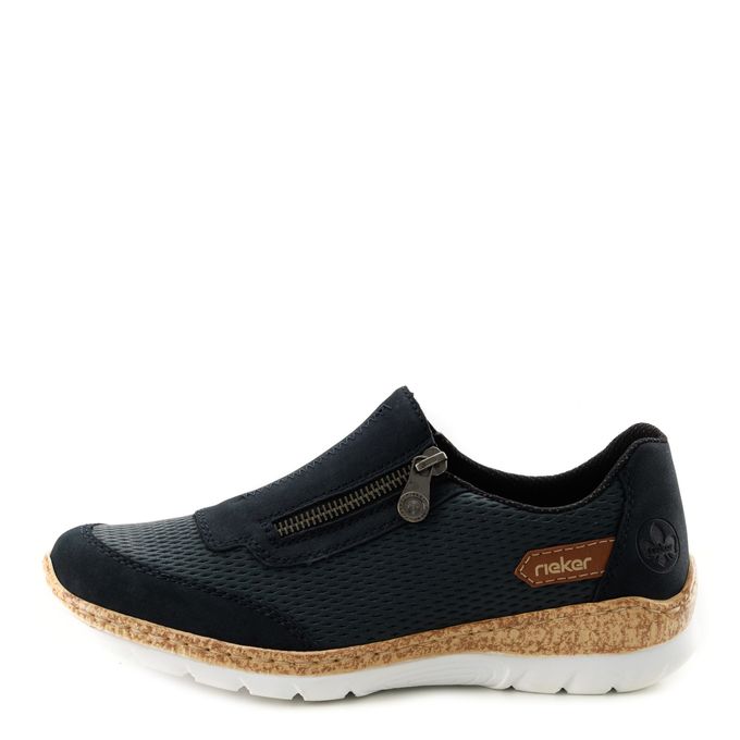 Rieker көк жартылай бәтеңкелері