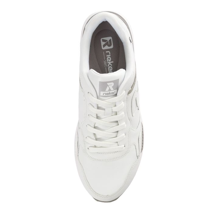 Белые кроссовки RIEKER SPORT U1400-80