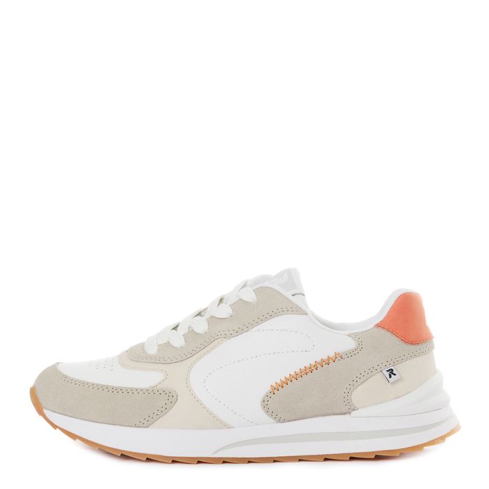 Белые кроссовки RIEKER SPORT W2400-80