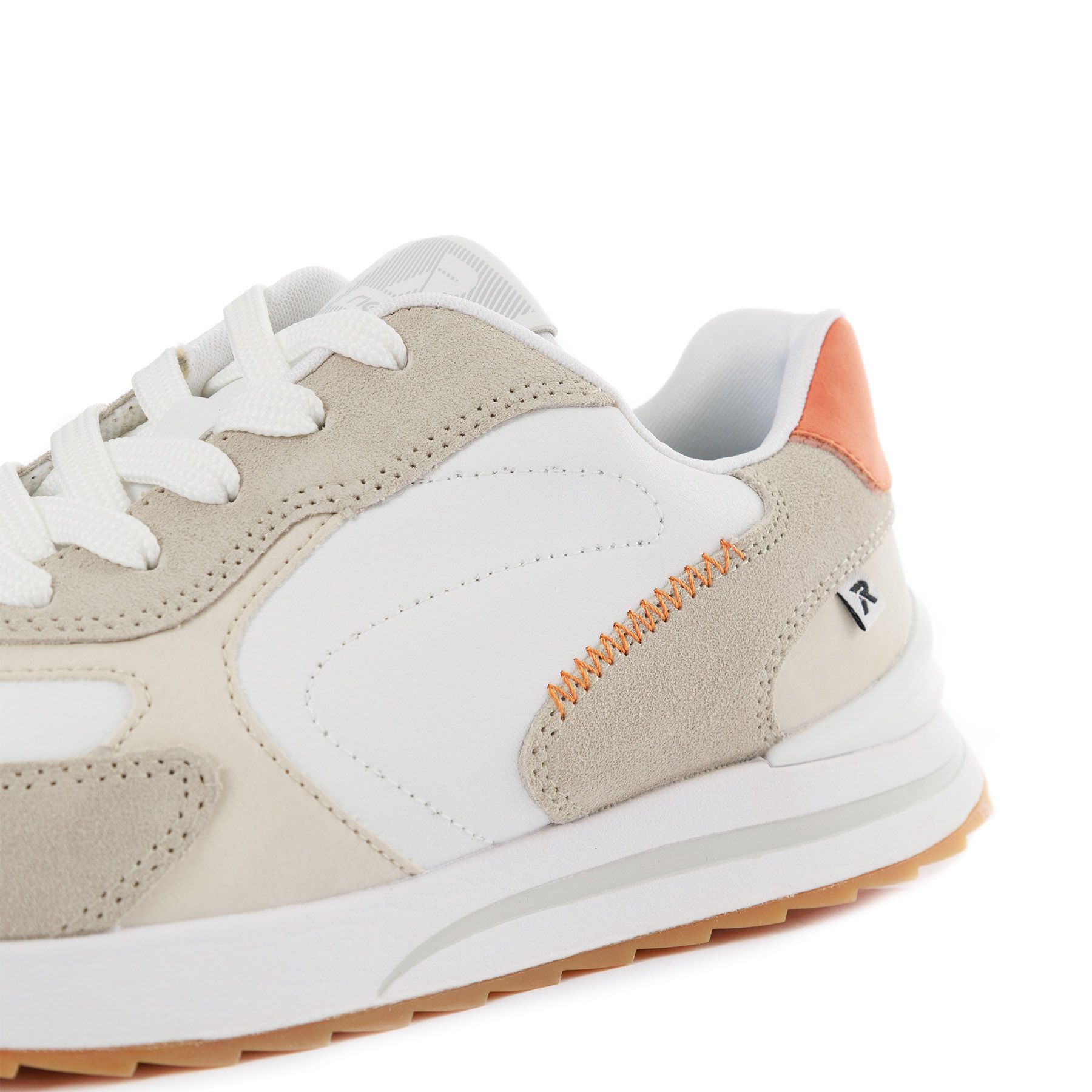 Белые кроссовки RIEKER SPORT W2400-80