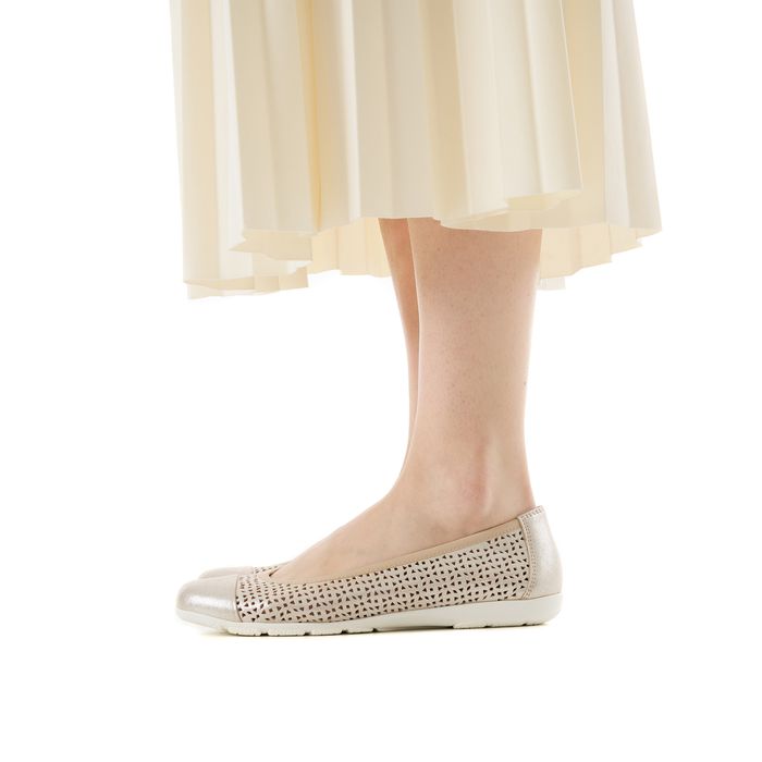 Caprice күміс түсті балеткалары 9-22151-42-341/203