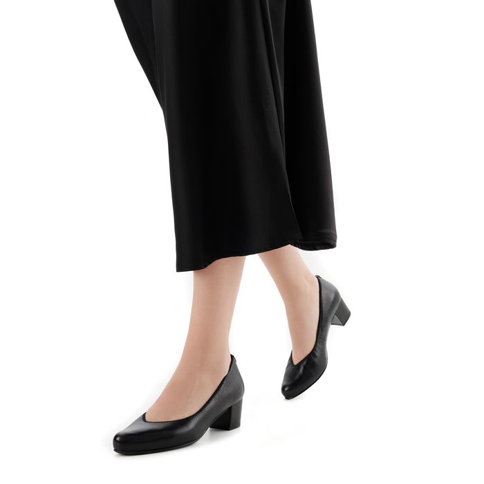Caprice қара биік өкшелі туфлилері 9-22308-43-022/203