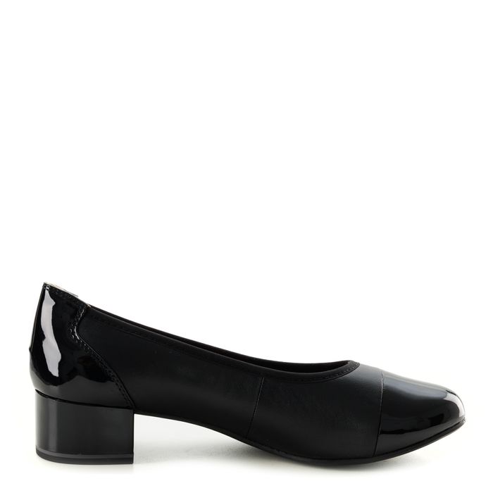 Caprice қара биік өкшелі туфлилері 9-22500-42-022/221
