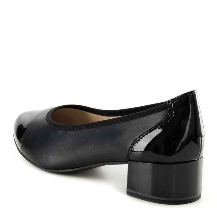 Caprice қара биік өкшелі туфлилері 9-22500-42-022/221
