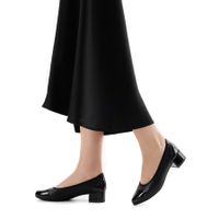 Caprice қара биік өкшелі туфлилері 9-22500-42-022/221