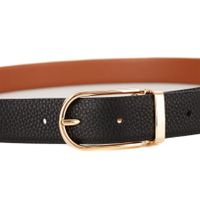 Чёрный ремень Respect w-8805