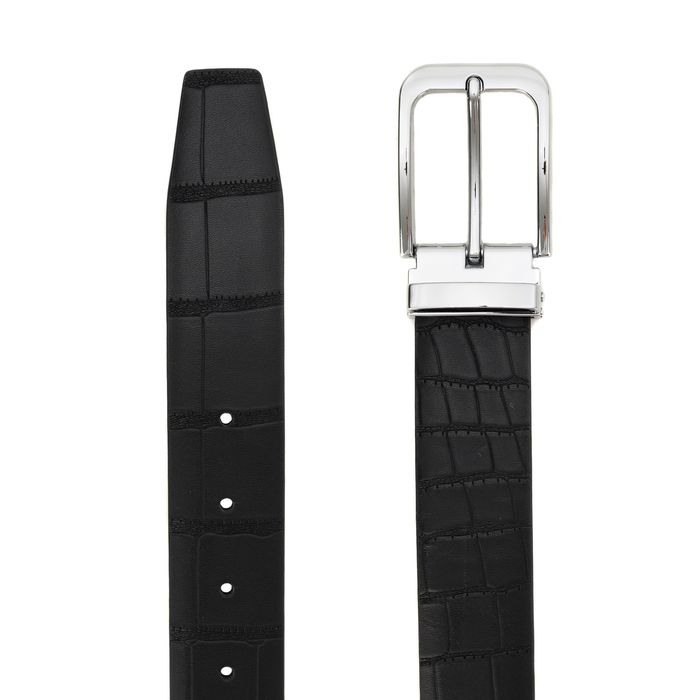 Чёрный ремень Respect m-8811