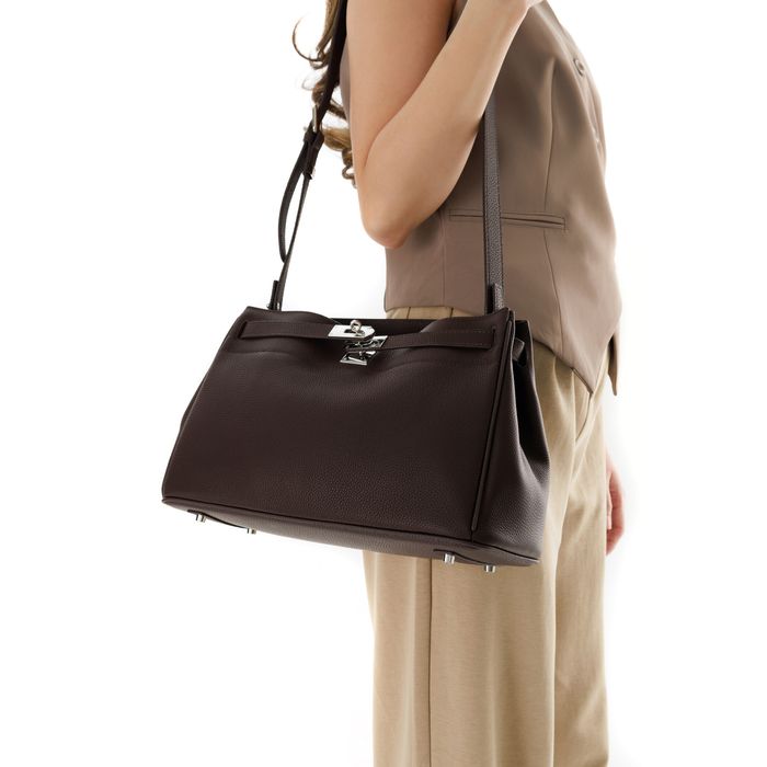 Коричневая сумка Respect Premium 8258_coffee
