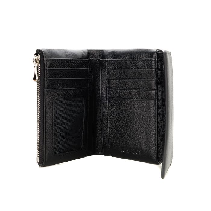 Чёрное портмоне Respect 3037