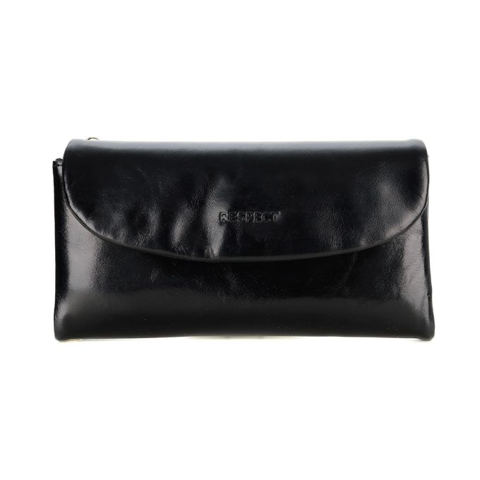 Чёрное портмоне Respect