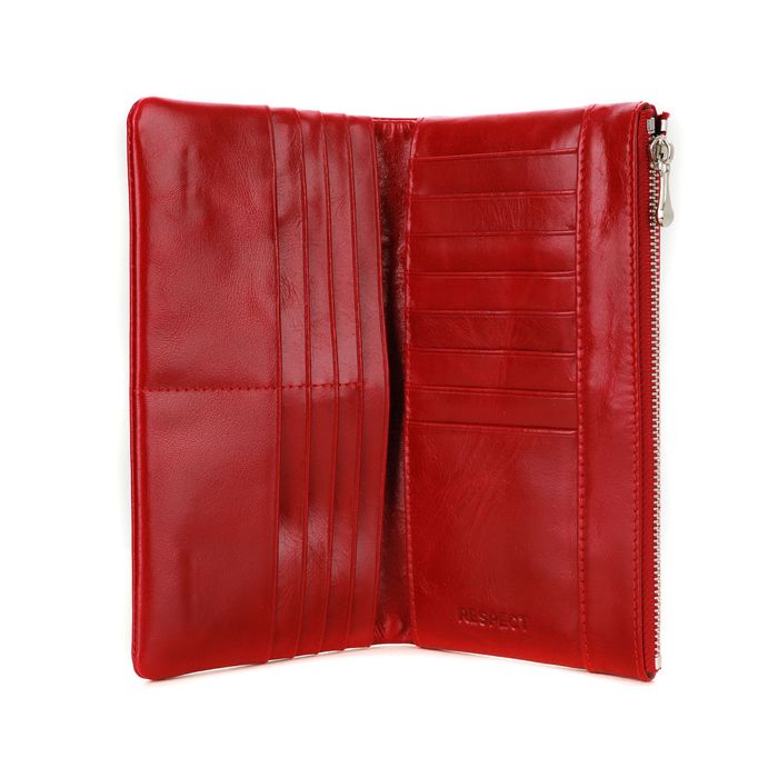 Красное портмоне Respect 8056