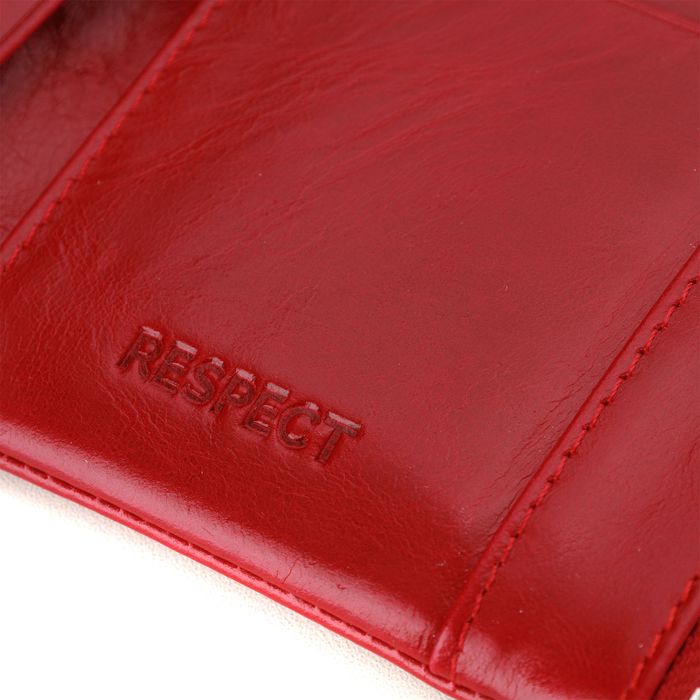 Красное портмоне Respect 8056