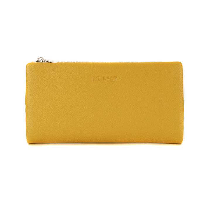 Жёлтое портмоне Respect 8806