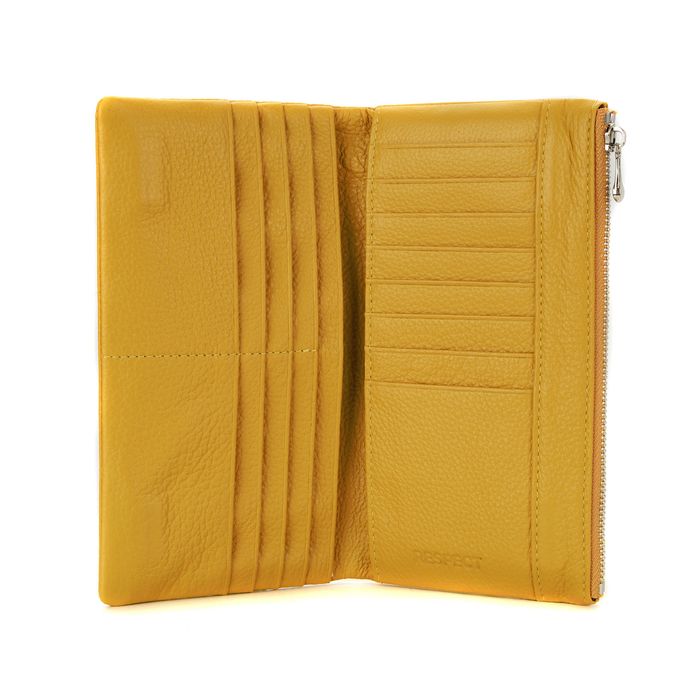 Жёлтое портмоне Respect 8806