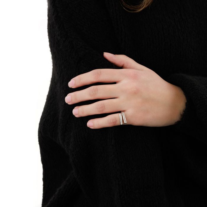 Серое кольцо Respect Accessories DW240503080849