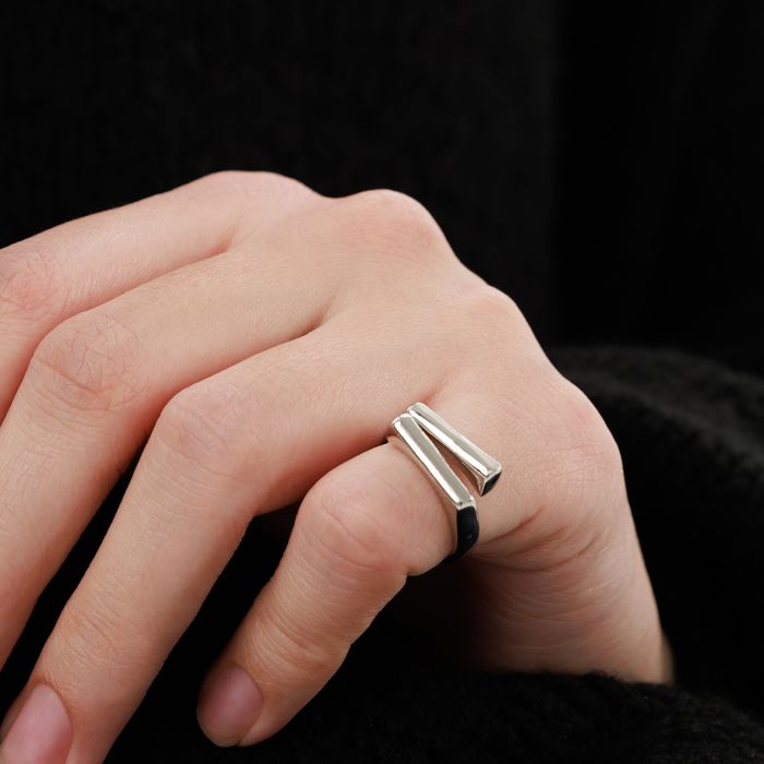 Серое кольцо Respect Accessories DW240503080849