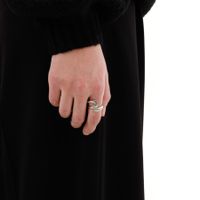 Серое кольцо Respect Accessories DW241004001130