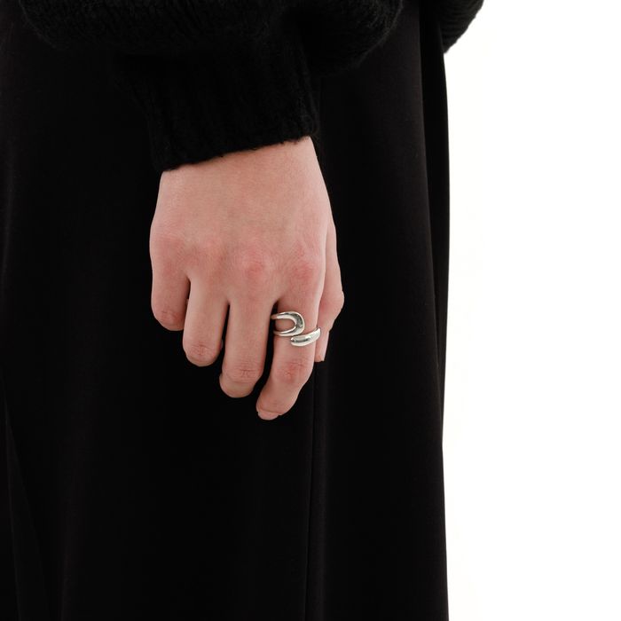 Серое кольцо Respect Accessories DW241004001130