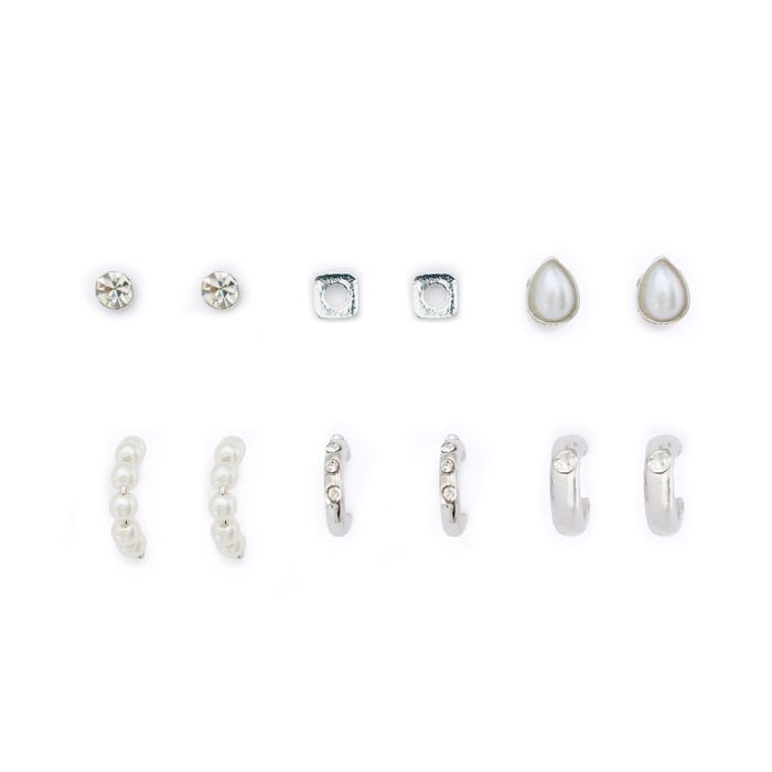 Серые серьги Respect Accessories DW241005021074