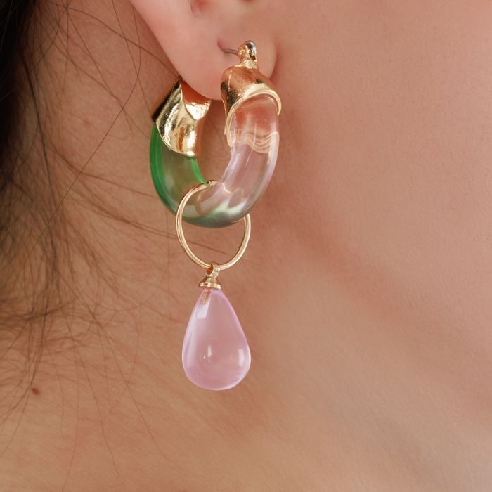 Мультиколорные серьги Respect Accessories DW241006051342