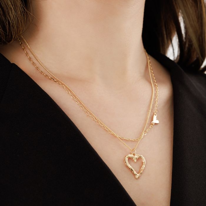 Жёлтое колье Respect Accessories DW241006090539