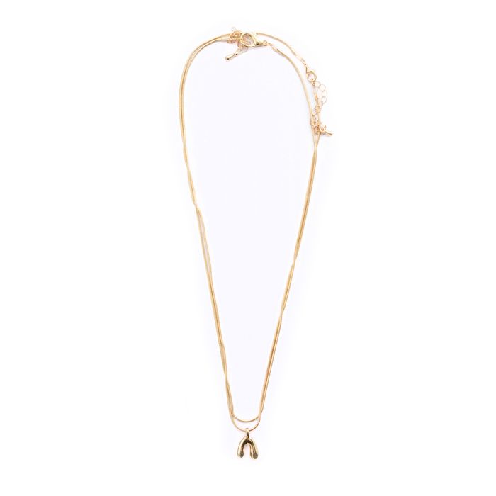 Жёлтое колье Respect Accessories DW241007040556