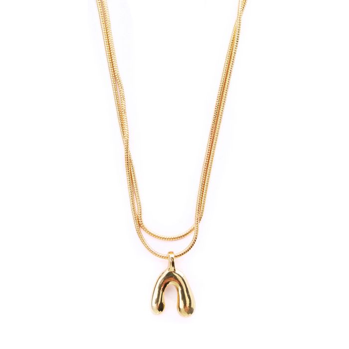 Жёлтое колье Respect Accessories DW241007040556