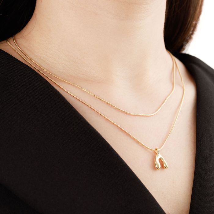 Жёлтое колье Respect Accessories DW241007040556