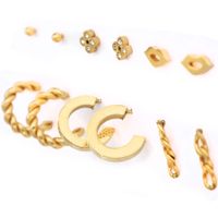 Жёлтые серьги Respect Accessories DW241019001237