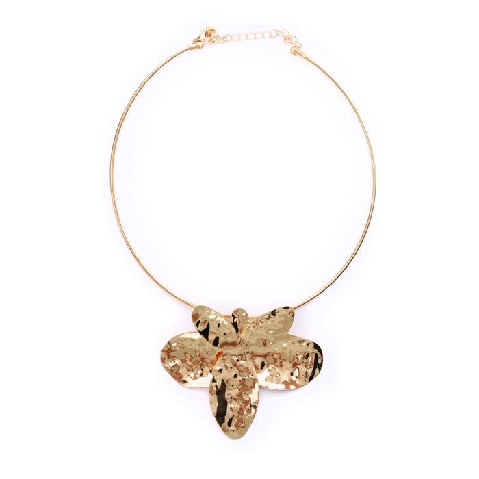 Жёлтое колье Respect Accessories DW241007037