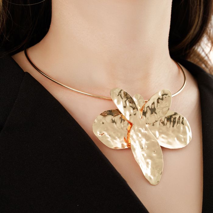 Жёлтое колье Respect Accessories DW241007037