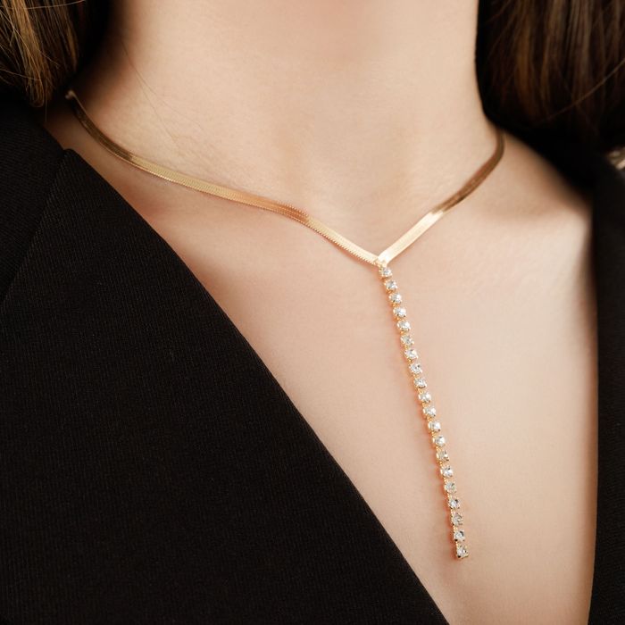 Жёлтое колье Respect Accessories DW241007100