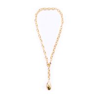 Жёлтое колье Respect Accessories DW241008025