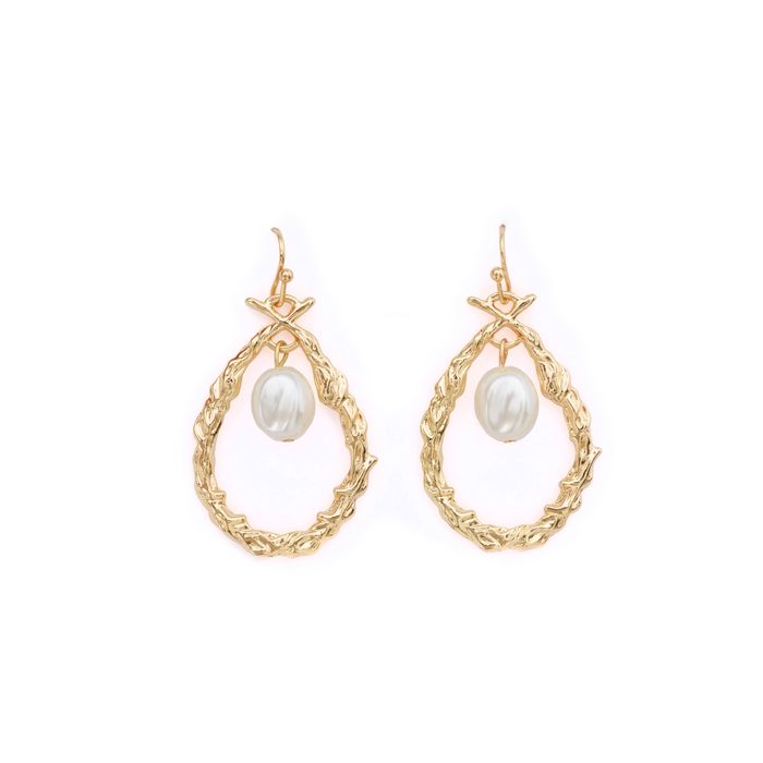 Жёлтые серьги Respect Accessories DW241023003