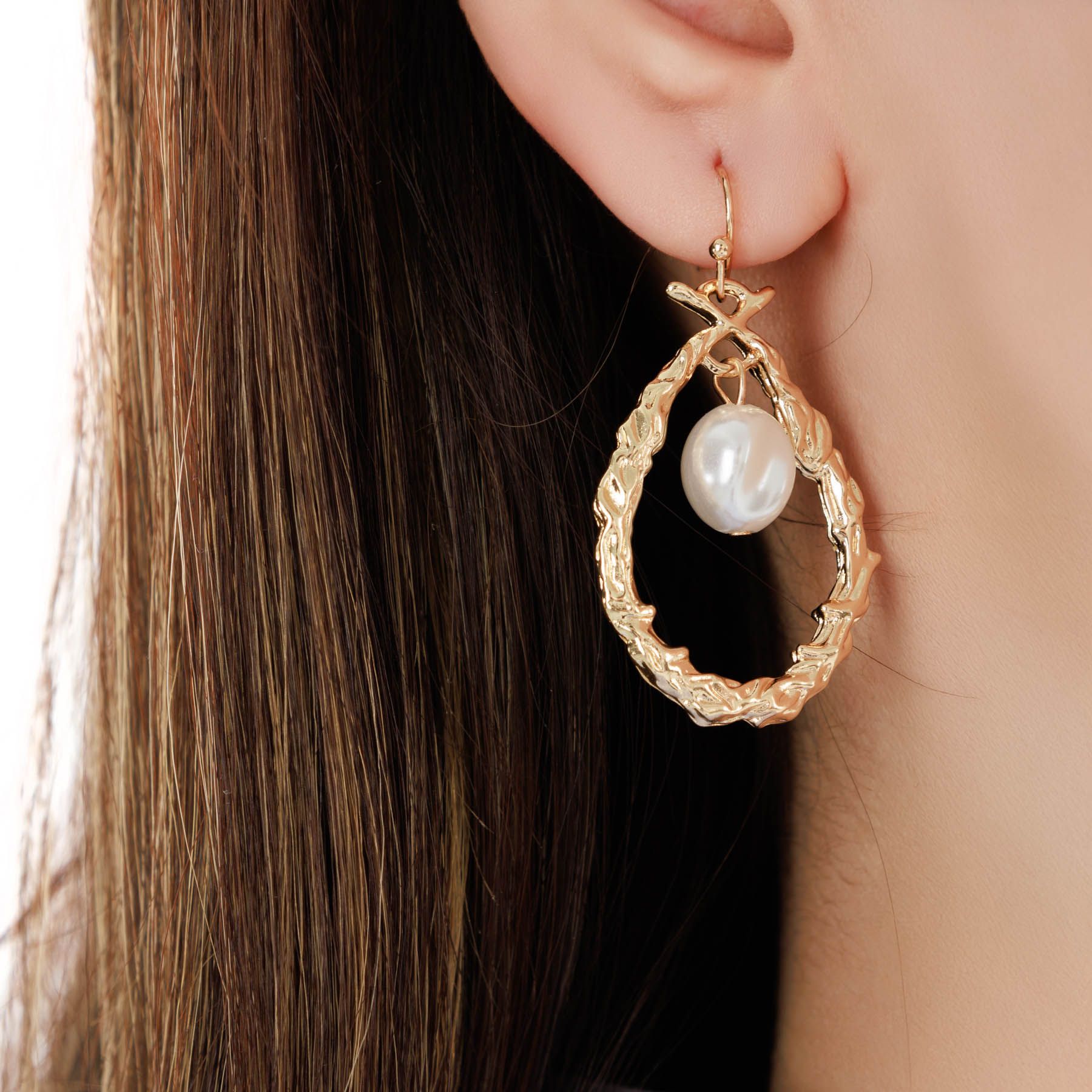 Жёлтые серьги Respect Accessories DW241023003