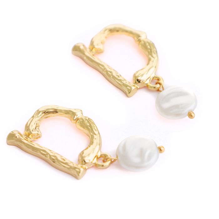 Жёлтые серьги Respect Accessories DW241023007