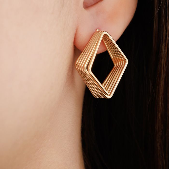 Жёлтые серьги Respect Accessories DW241023056